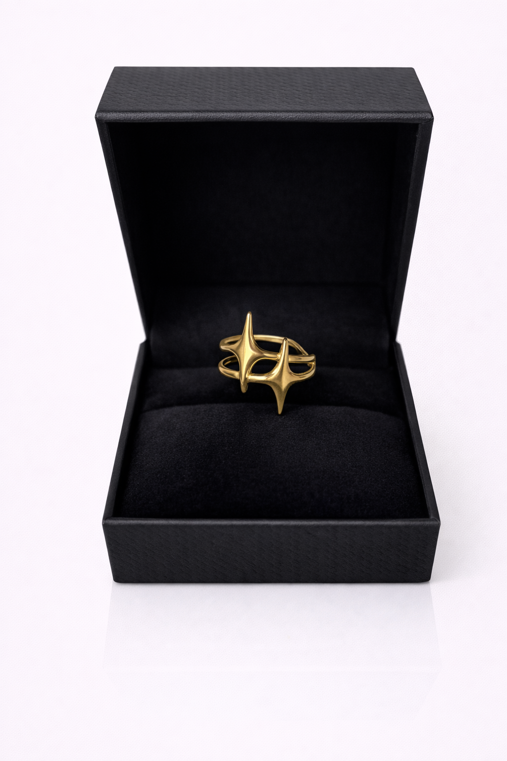 Golden Starflare Ring