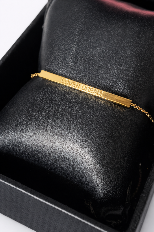 Golden Minimal Bar Bracelet