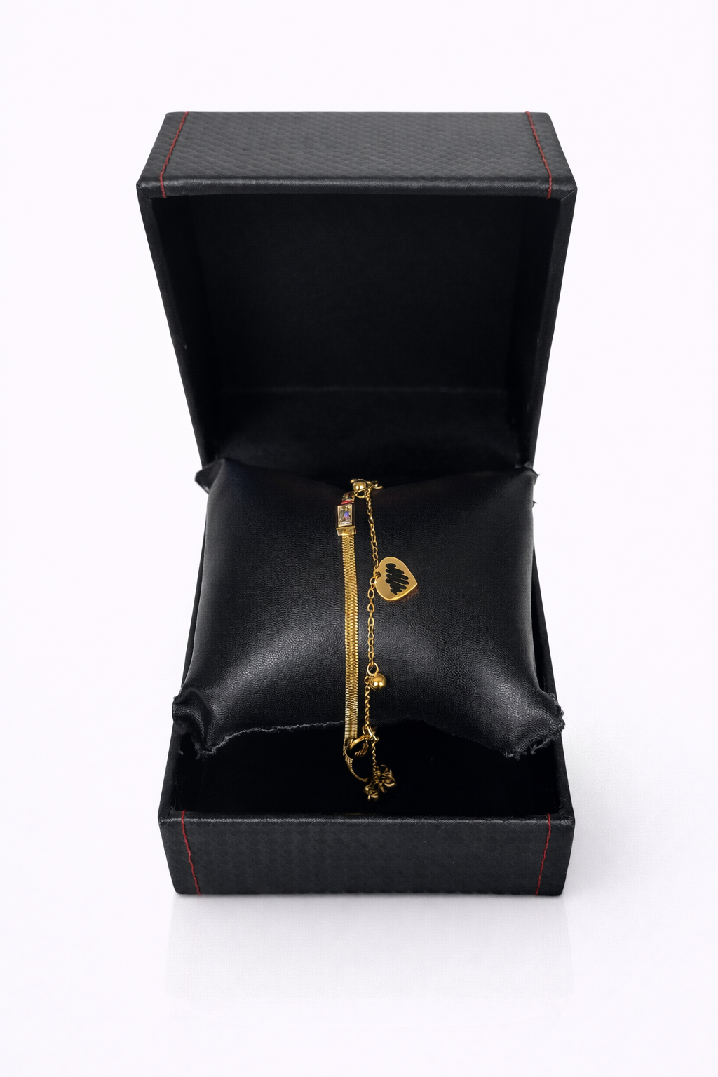 Heartbeat due bracelet